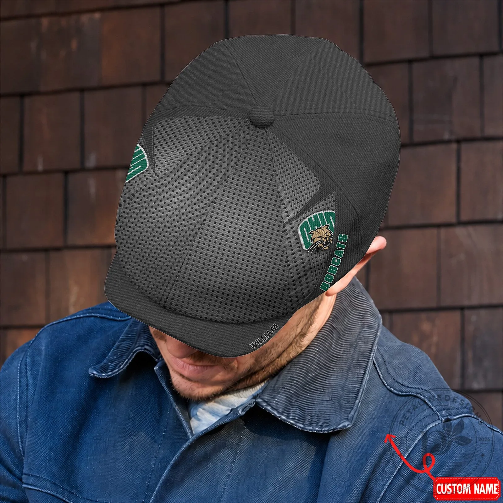 Ohio Bobcats NCAA College Sports Team Black Baseball Cap Hat 7 Ohio Bobcats NCAA College Sports Team Black Baseball Cap Hat