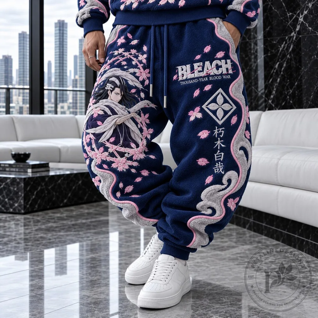 Bleach Thousand Year Blood War Byakuya Kuchiki Anime Jogger Sweatpants Bleach Thousand Year Blood War Byakuya Kuchiki Anime Jogger Sweatpants